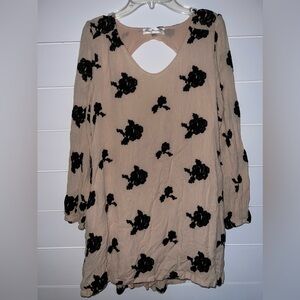 Floral long sleeve dress